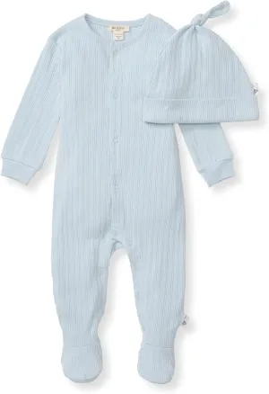 Burt's Bees Baby Baby Boys Jumpsuit, 100% Organic Cotton One-piece Short Sleeve, Long Sleeve Coverall