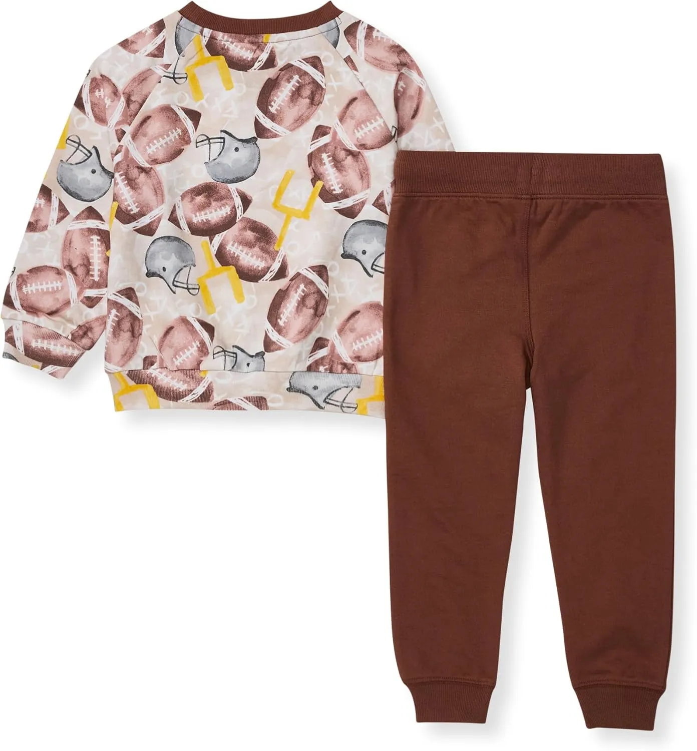 Burt's Bees Baby baby-boys Shirt and Pant Set, Top & Bottom Outfit Bundle, 100% Organic Cotton