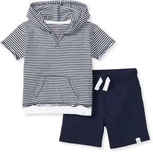 Burt's Bees Baby baby-boys Shirt and Pant Set, Top & Bottom Outfit Bundle, 100% Organic Cotton