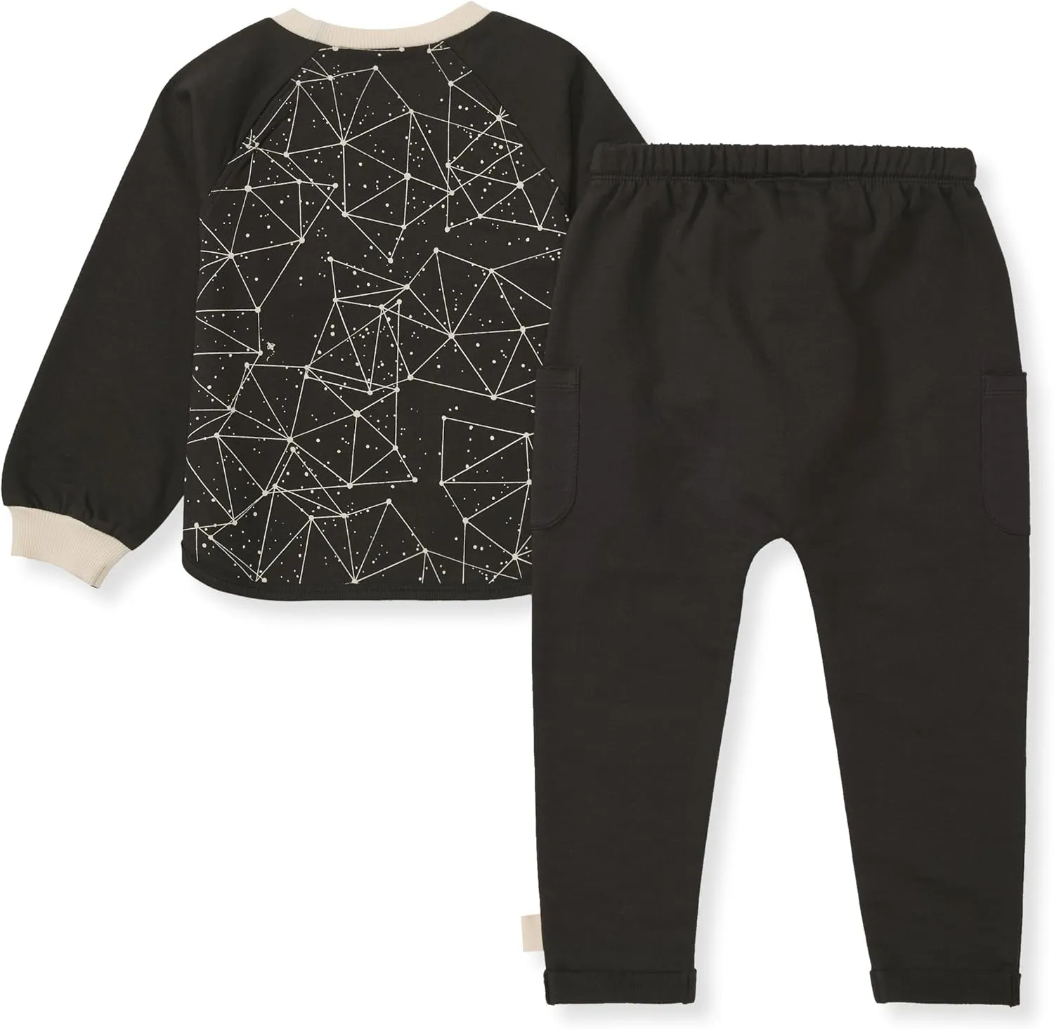 Burt's Bees Baby Baby Boys' Shirt and Pant Set, Top & Bottom Outfit Bundle
