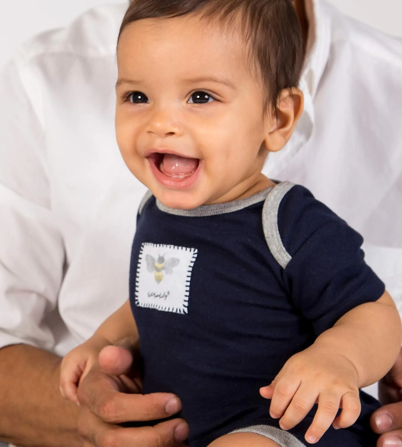 Burt's Bees Baby Baby Boys Short Sleeve Rompers, 100% Organic Cotton One-Piece Coverall and Layette Set