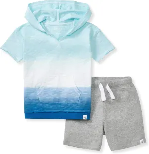 Burt's Bees Baby baby-boys Short Sleeve Shirt and Pant Set, Top & Bottom Outfit, 100% Organic Cotton