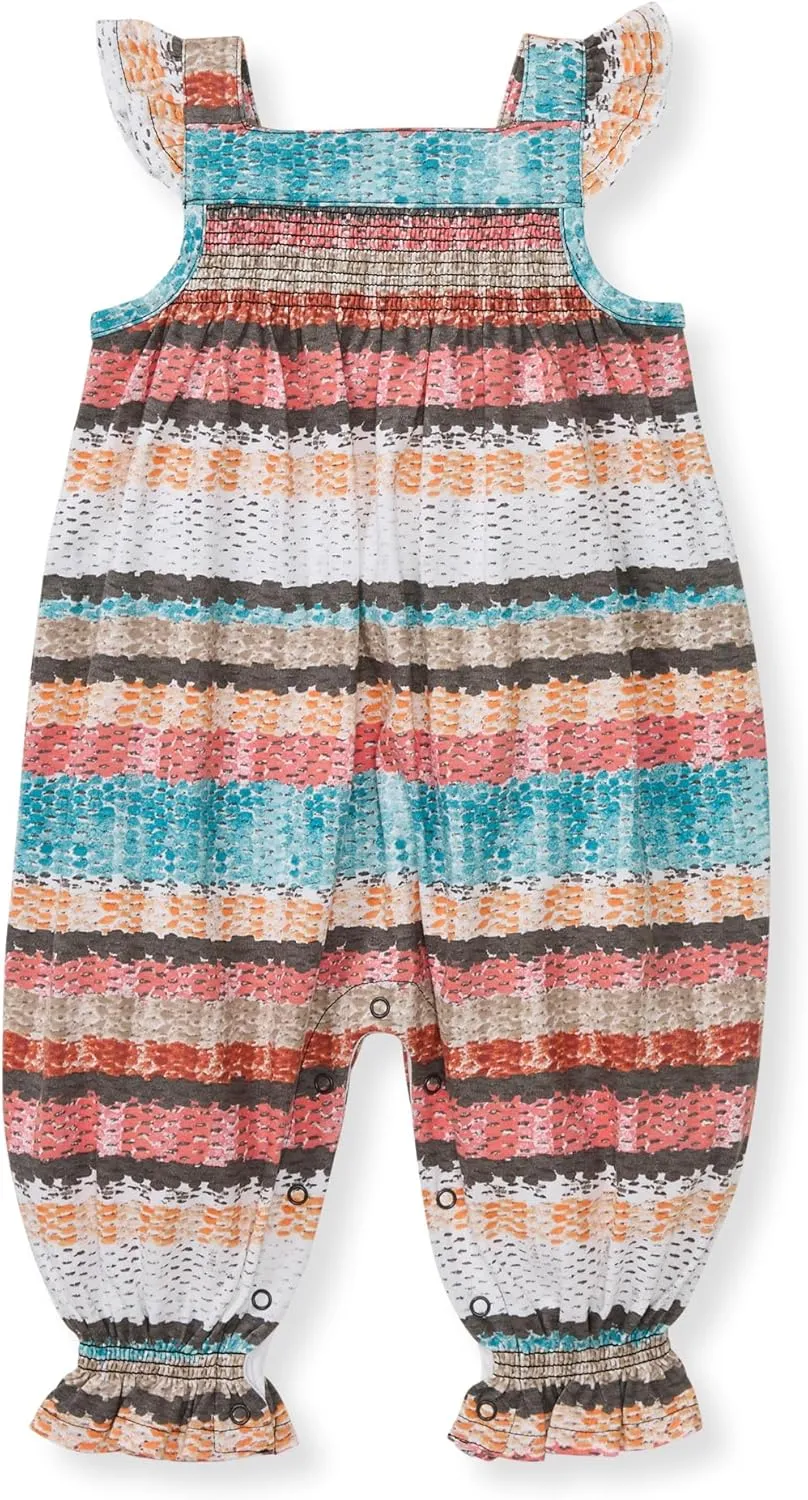 Burt's Bees Baby baby-girls Jumpsuit, 100% Organic Cotton One-piece Sleeveless Outfit Coverall