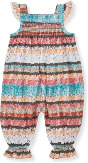 Burt's Bees Baby baby-girls Jumpsuit, 100% Organic Cotton One-piece Sleeveless Outfit Coverall
