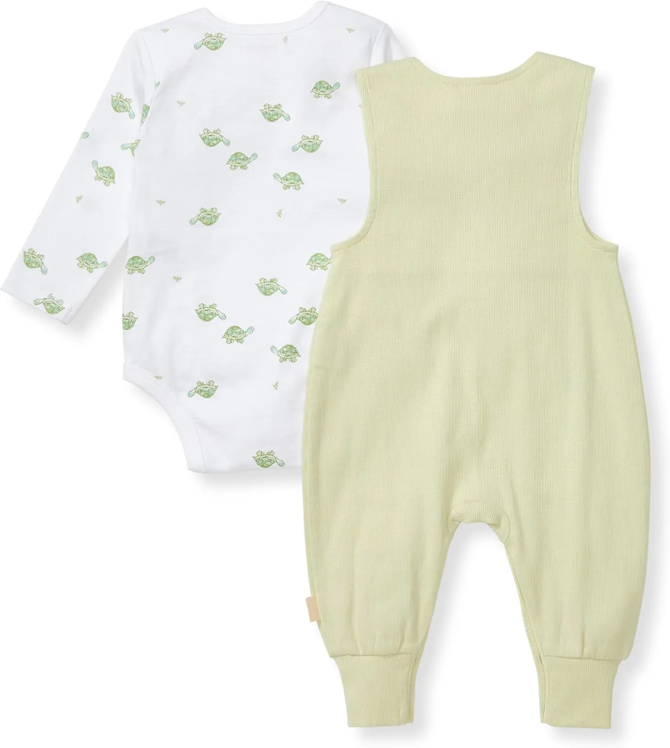 Burt's Bees Baby Unisex Baby 100% Organic Cotton Jumpsuit and Bodysuit Set