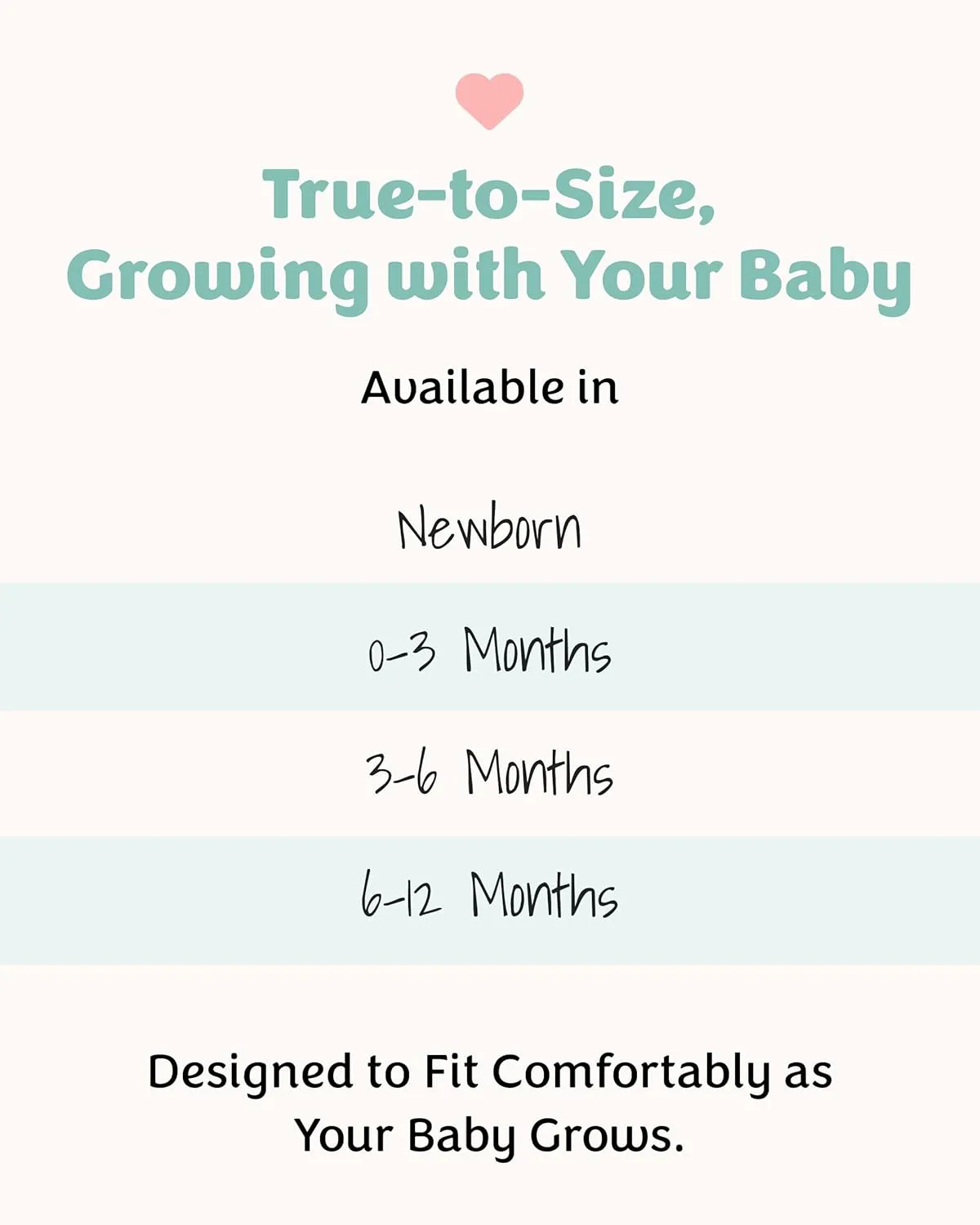 Caden Lane Zippered Baby Footie Pajamas, Soft Onesie Bodysuit with Feet & Double Zipper for Easy Diaper Change, Infant, and Toddler Footed One-Piece Jumpsuit, Pale Pink, 6-12 Months