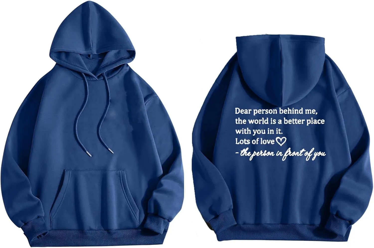 Ceboyel Womens Trendy Hoodies With Sayings Long Sleeve Sweatshirts Pullover Casual Tops Y2K Teen Girls Clothing