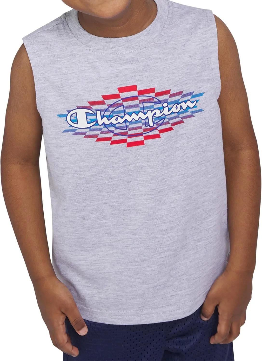 Champion Boys Shorts Sets 2 Piece Tee Shirt and Athletic Shorts for Kids