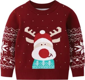 Christmas Outfit Toddler Baby Boys Girls Christmas Deer Sweater Xmas Outfit Winter Clothes