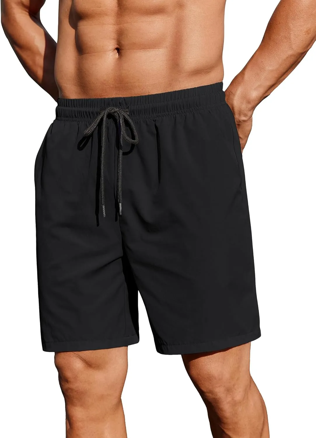 COOFANDY Men's 2 Pack Gym Workout Shorts 7 Inch Athletic Shorts Quick Dry Running Shorts with Pockets