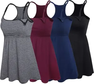 Cotton Maternity Nursing Tank Tops with Bralette Breastfeeding Shirts Pregnancy Clothes
