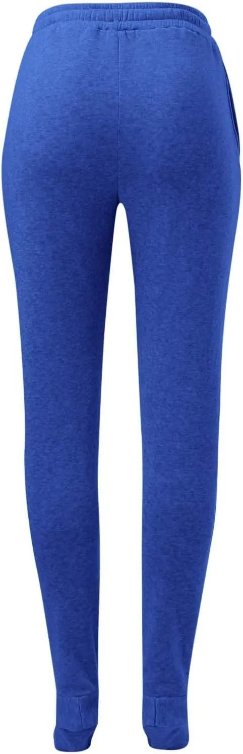 CRNTCEM Fleece Footed Pajamas for Women Adult Footed Sweatpants with Sherpa Fleece Lined Feet Winter Soft Warm Jogger Pants