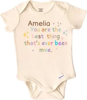 Custom Baby Onesie – Organic Baby Clothes- Personalized Bodysuit Baby Girl & Boy - Preemie Clothes, Customized baby gifts