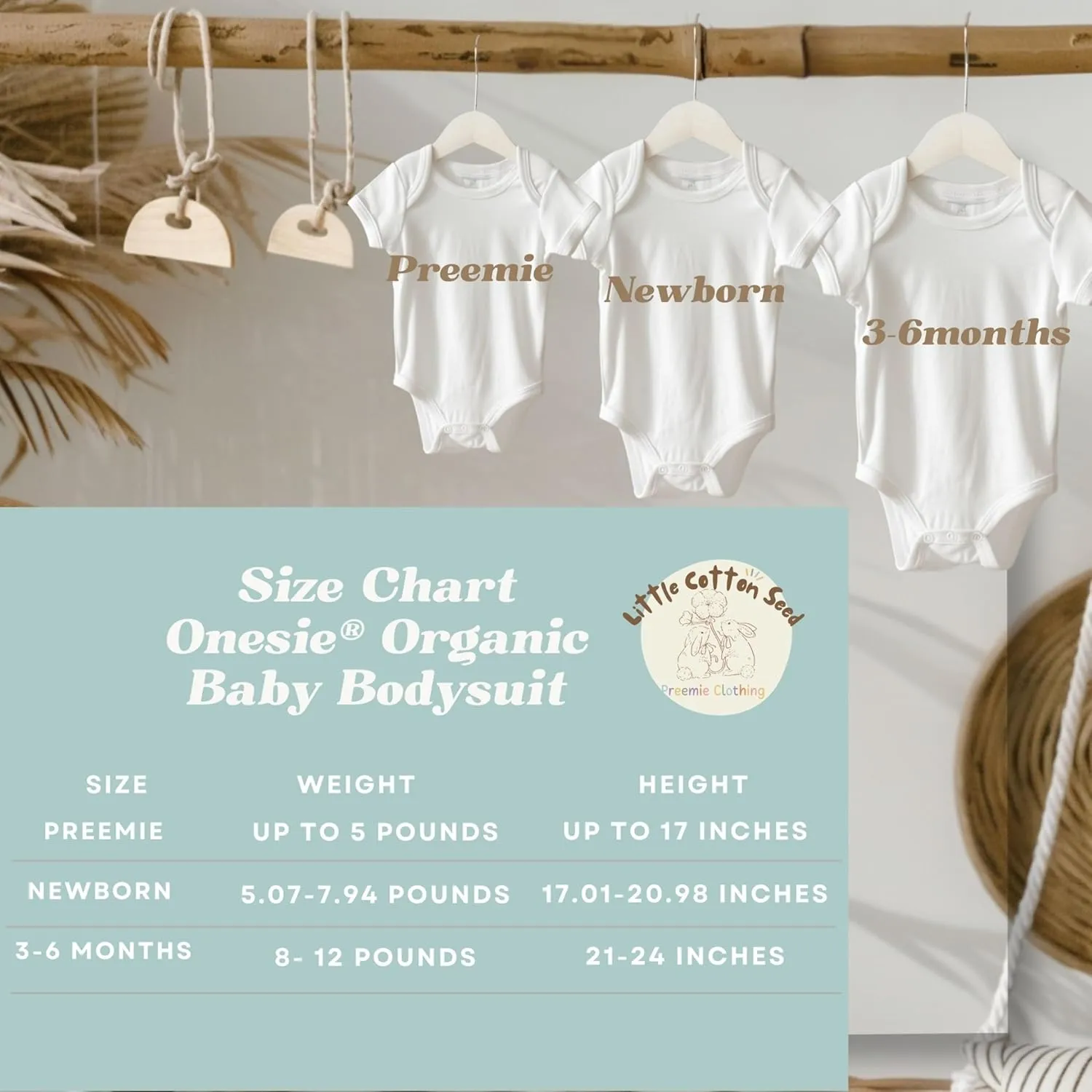 Custom Baby Onesie – Organic Baby Clothes- Personalized Bodysuit Baby Girl & Boy - Preemie Clothes, Customized baby gifts