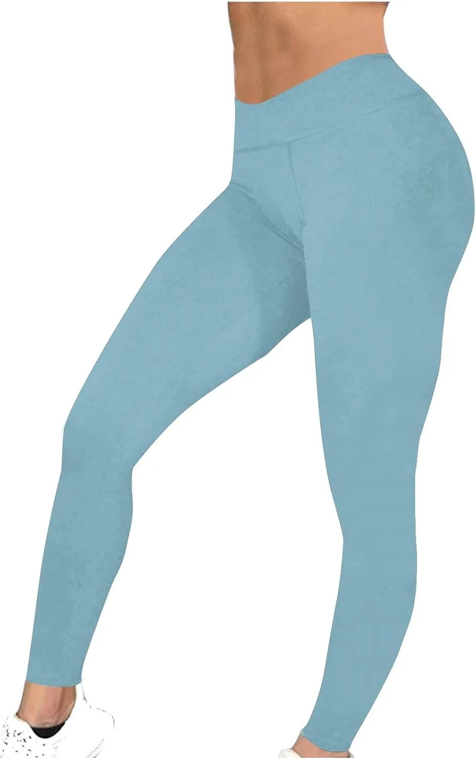 DASAYO Exercise Leggings for Women High Waisted Tummy Control Yoga Pants Full Length Comffy Soft Workout Gym Clothes