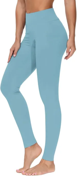 DASAYO Exercise Leggings for Women High Waisted Tummy Control Yoga Pants Full Length Comffy Soft Workout Gym Clothes