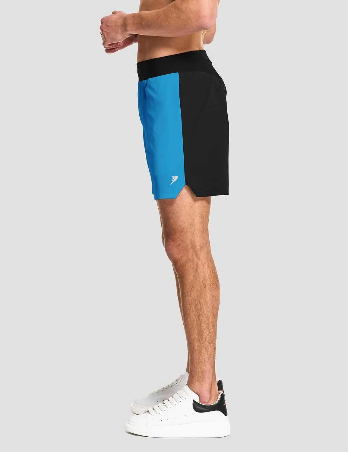 DEMOZU Men's 7 Inch Running Athletic Shorts Quick Dry Tennis Workout Gym Sports Shorts with Pockets