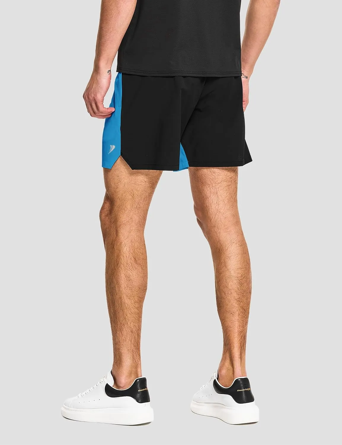 DEMOZU Men's 7 Inch Running Athletic Shorts Quick Dry Tennis Workout Gym Sports Shorts with Pockets