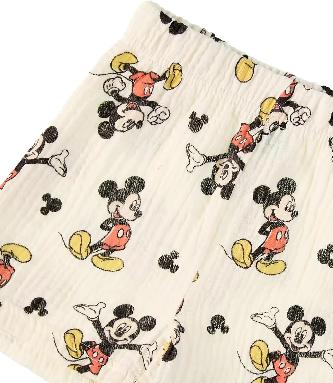 Disney Toddler Boys Short Sets - 2 Piece Winnie the Pooh and Mickey Mouse Short Sleeve Button Down Shirt and Shorts (12M-24M)