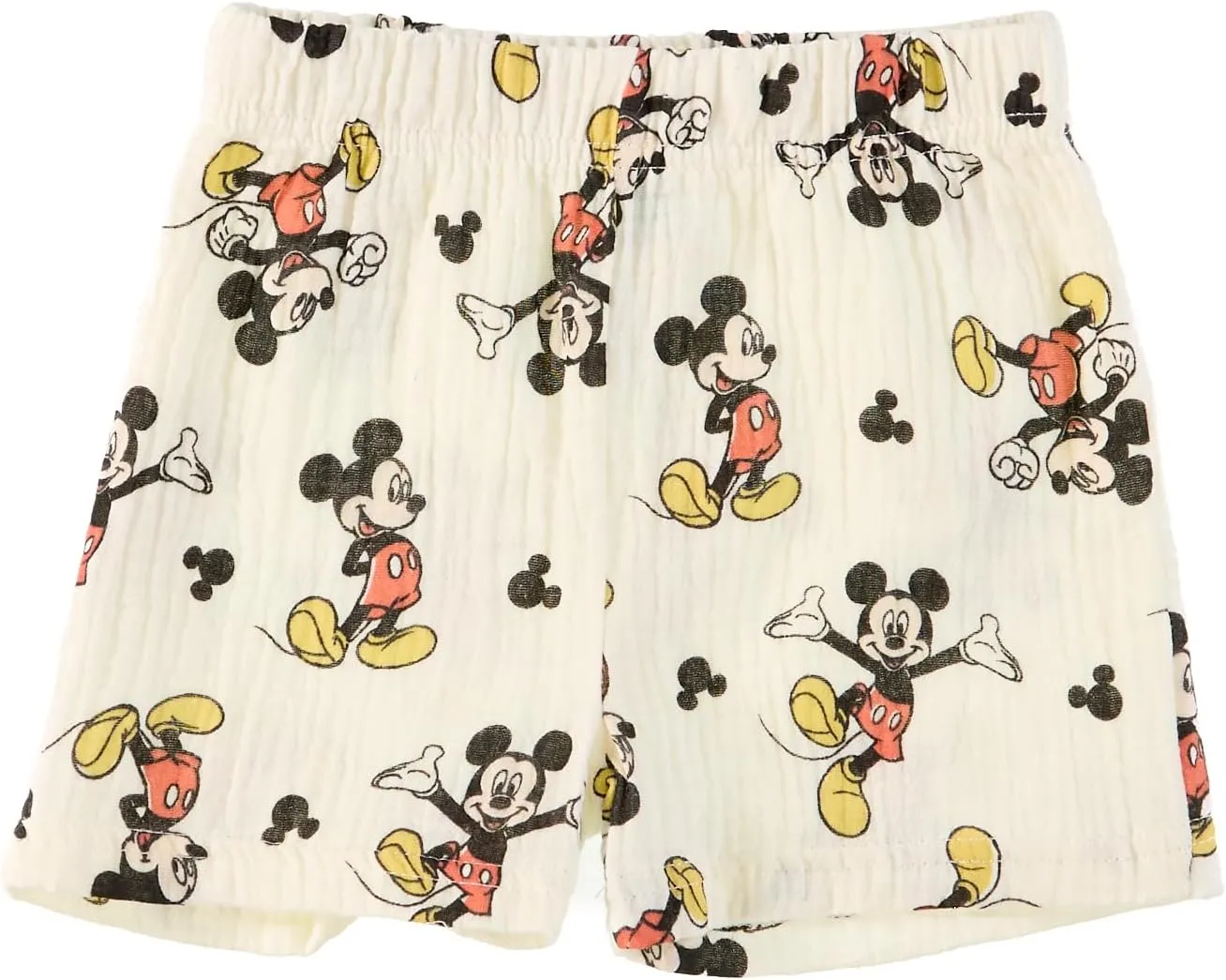 Disney Toddler Boys Short Sets - 2 Piece Winnie the Pooh and Mickey Mouse Short Sleeve Button Down Shirt and Shorts (12M-24M)