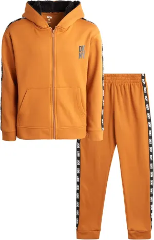 DKNY Boys' Sweatsuit Set - 2 Piece Fleece Sweatshirt and Jogger Sweatpants (Size: 4-12)