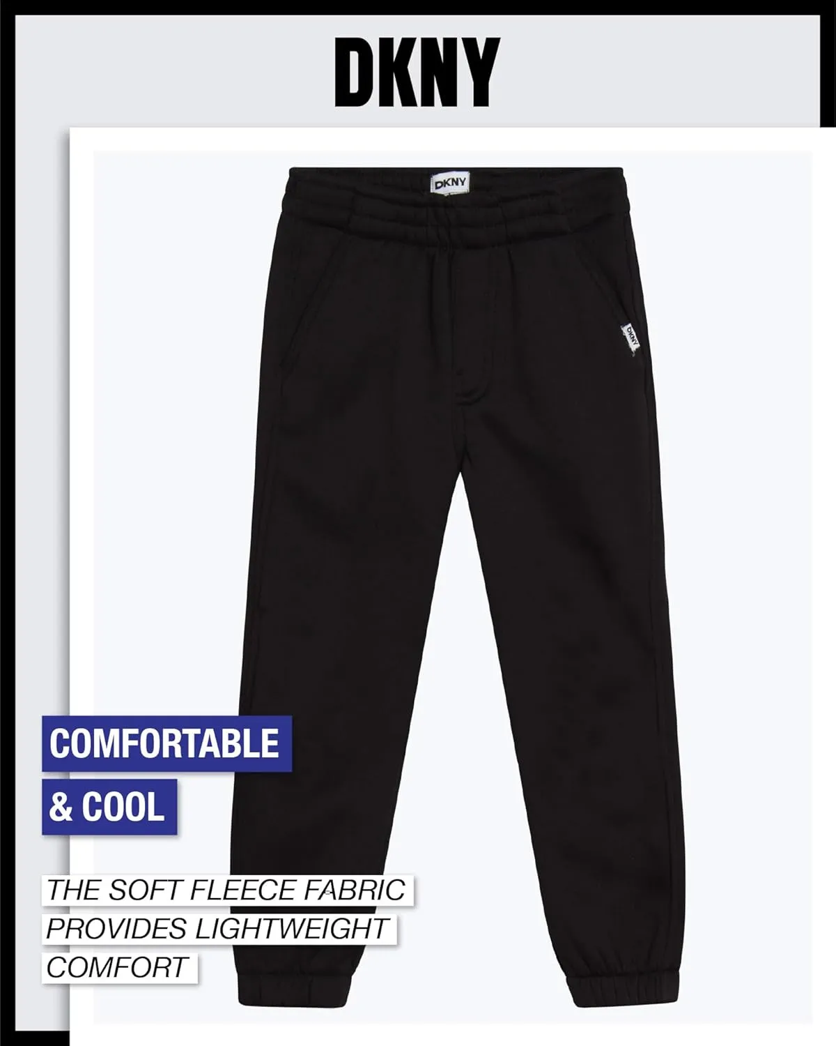 DKNY Boys' Sweatsuit Set - 3 Piece Hoodie, T-Shirt, and Jogger Pants (4-12)