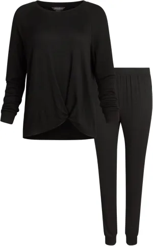 Eddie Bauer Lounge Sets for Women - Cozy Long Sleeve Shirt and Joggers Lounge Wear Sets for Women - Soft Jogger Lounge Sets