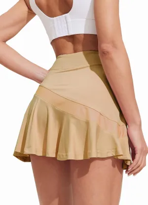 Ekouaer Tennis Skirts for Women Pleated Athletic Golf Skorts Skirt with Shorts Pockets Lightweight Running Workout Skirt