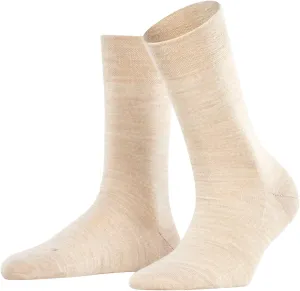 FALKE Women's Sensitive Berlin Wool Cotton with Soft Tops 1 Pair