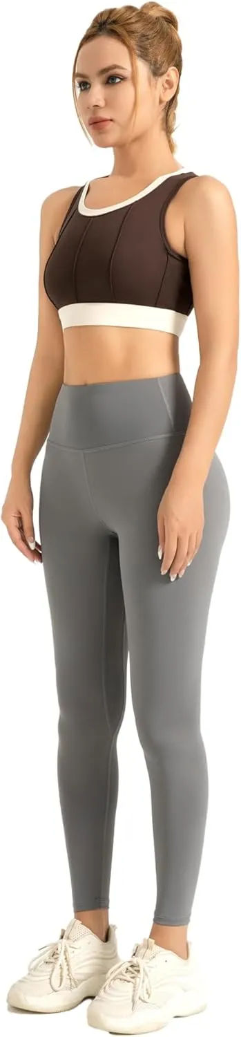 FlexiTech Daily Leggings for Women High Waisted Seamless Breathable Fabric Tummy Control