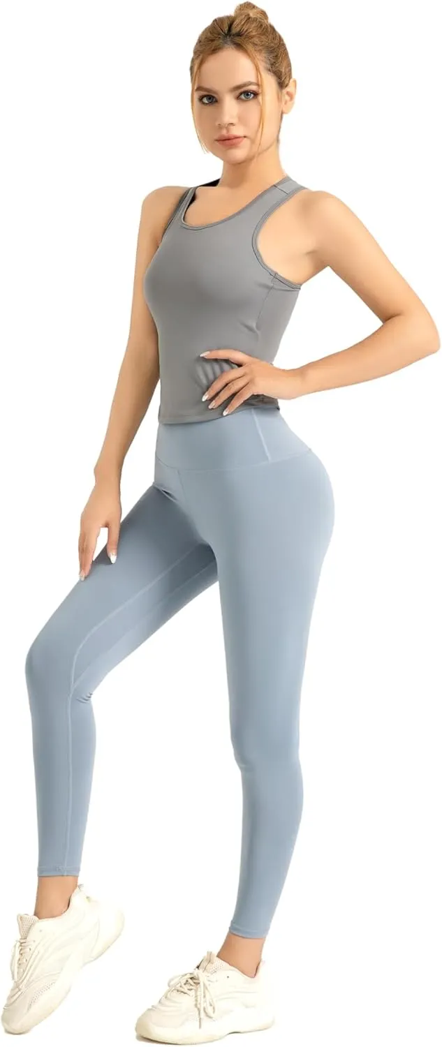 FlexiTech Daily Leggings for Women High Waisted Seamless Breathable Fabric Tummy Control
