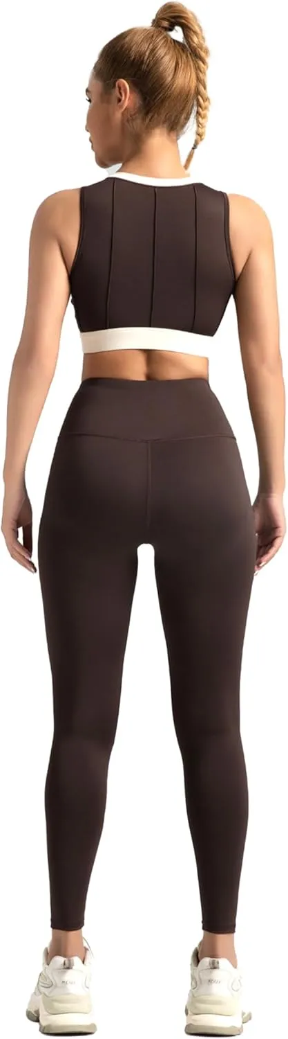 FlexiTech Daily Leggings for Women High Waisted Seamless Breathable Fabric Tummy Control