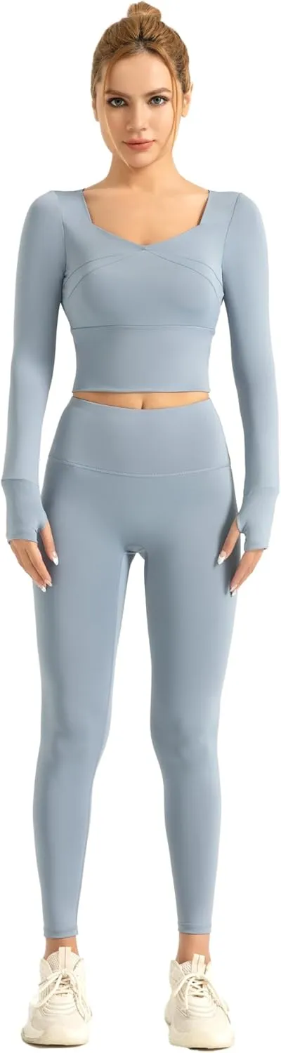 FlexiTech Daily Leggings for Women High Waisted Seamless Breathable Fabric Tummy Control