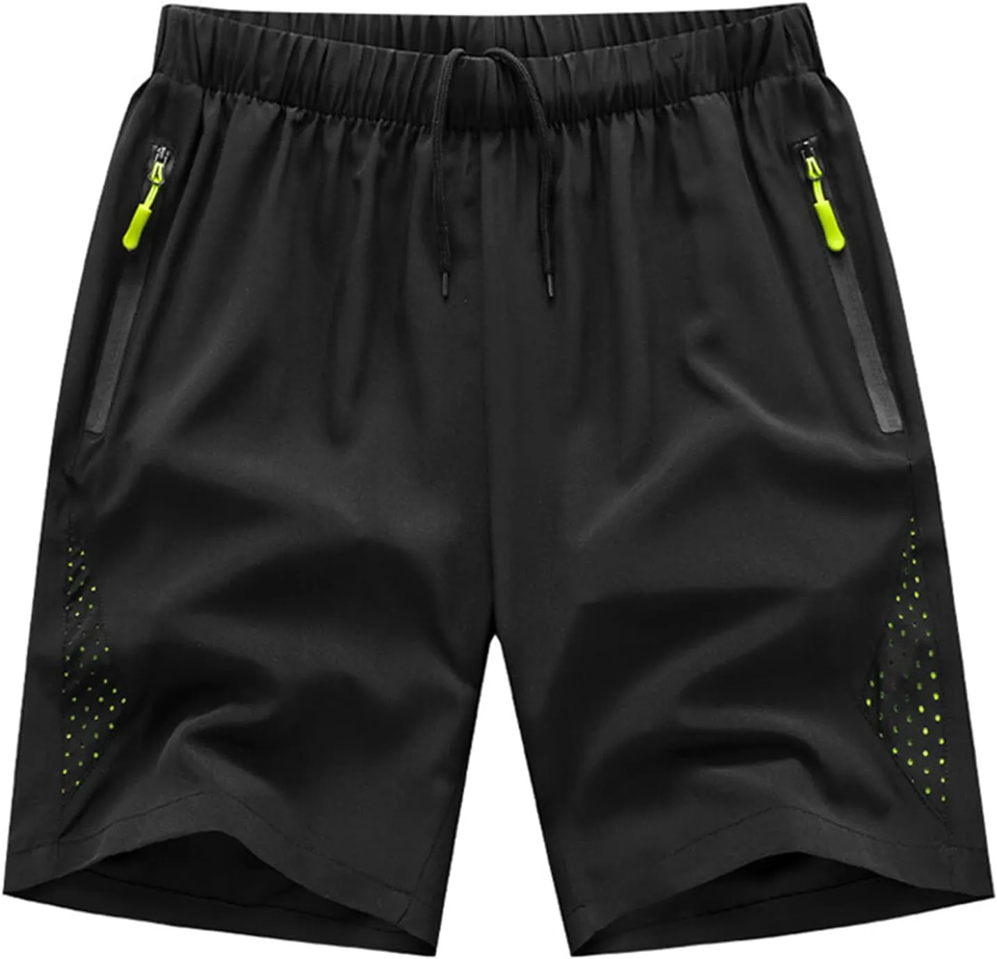 FoxQ Mens Quick Dry Athletic Running Shorts with Pockets Lightweight Workout Shorts for Sports Gym Basketball Hiking