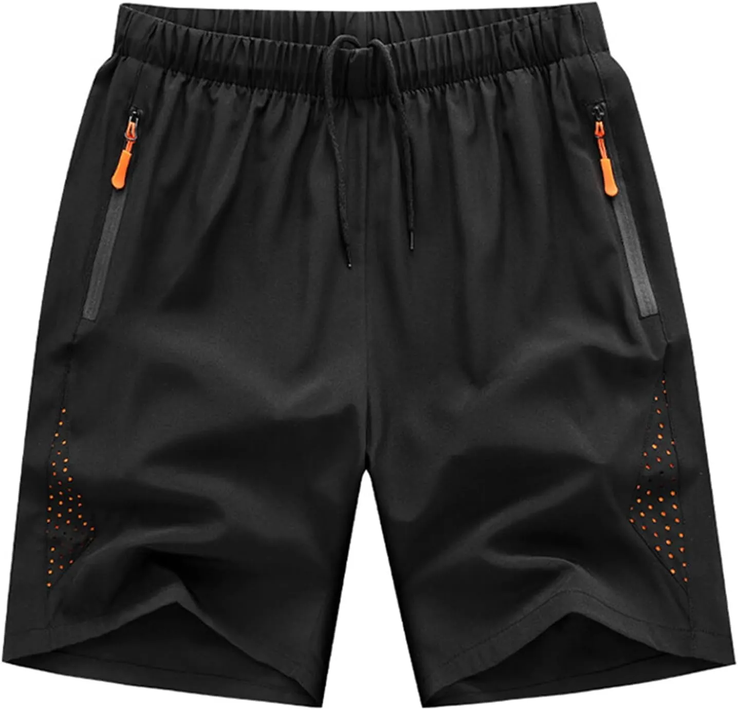 FoxQ Mens Quick Dry Athletic Running Shorts with Pockets Lightweight Workout Shorts for Sports Gym Basketball Hiking