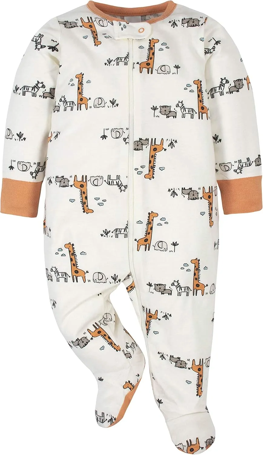 Gerber Baby Boys 4 Pack Sleep 'N Play Footie