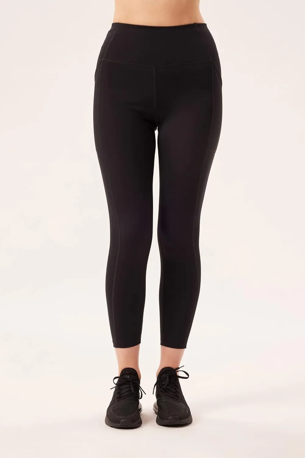 Girlfriend Collective Compression Pocket Leggings for Women, High Rise Waist Pants for Yoga Workout Plus Size 23 3/4" Inseam