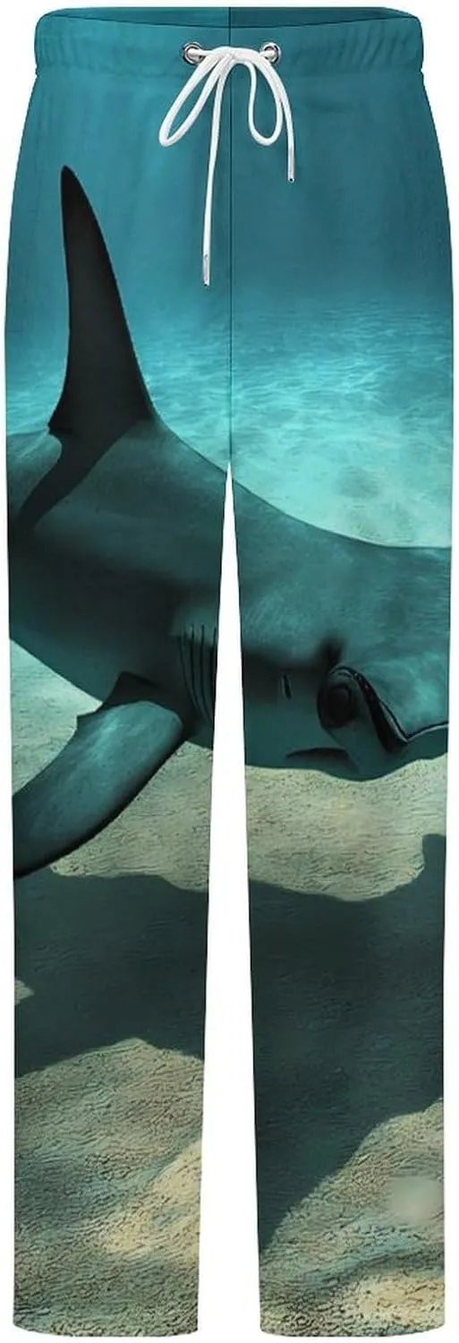 Hammerhead Shark Women's Pajama Pants Fleece Warm Pj Bottoms Sleepwear Lounge Pants Loungewear