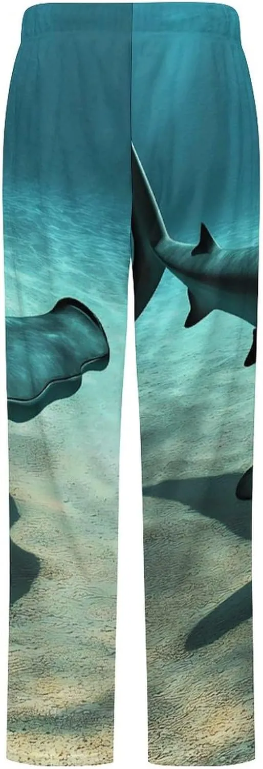 Hammerhead Shark Women's Pajama Pants Fleece Warm Pj Bottoms Sleepwear Lounge Pants Loungewear