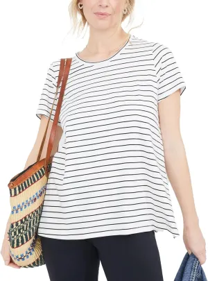 HATCH Organic Cotton Nursing Tee Pima Cotton | Designed with Nursing in Mind for Easy Access Feeds