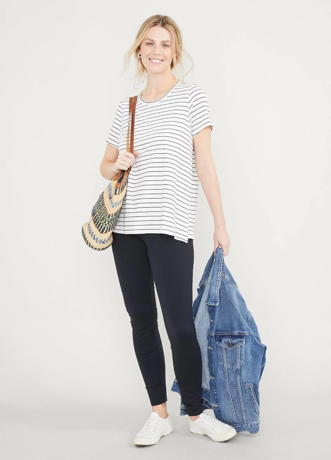 HATCH Organic Cotton Nursing Tee Pima Cotton | Designed with Nursing in Mind for Easy Access Feeds