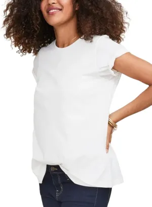 HATCH Organic Cotton Nursing Tee Pima Cotton | Designed with Nursing in Mind for Easy Access Feeds