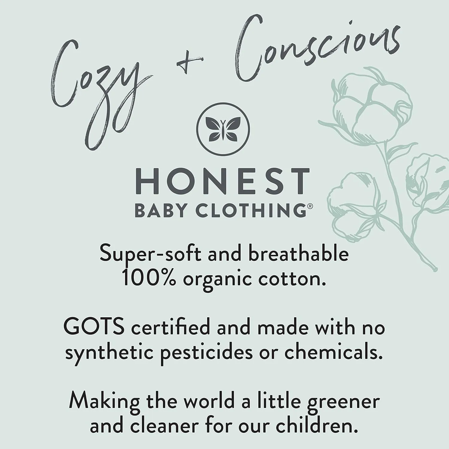 HonestBaby 5-Pack Waffle Henley Long Sleeve Shirts 100% Organic Cotton for Infant Baby and Toddler Boys, Unisex