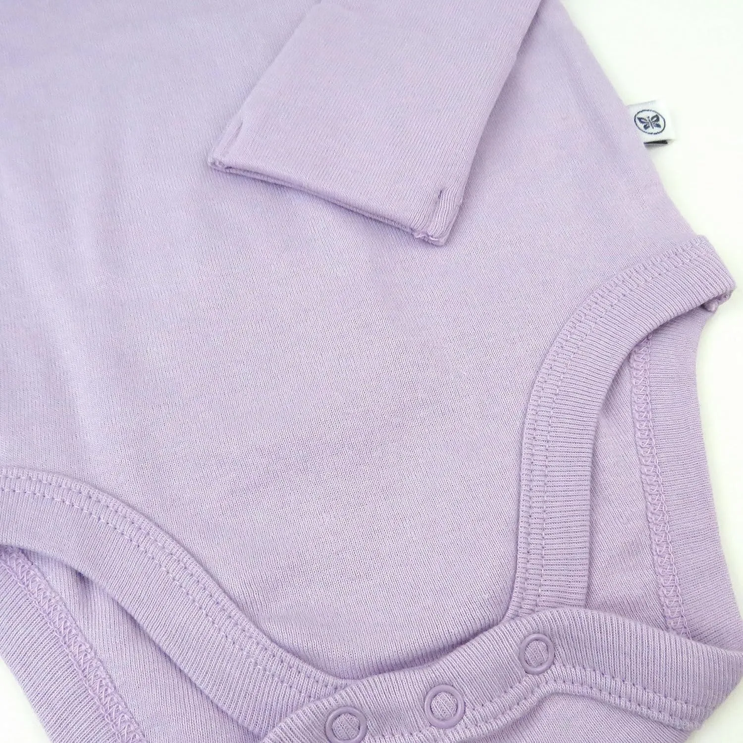 HonestBaby Baby Girls' 5-pack Long Sleeve Bodysuits One-piece 100% Organic Cotton for Infant Baby Girls', Unisex