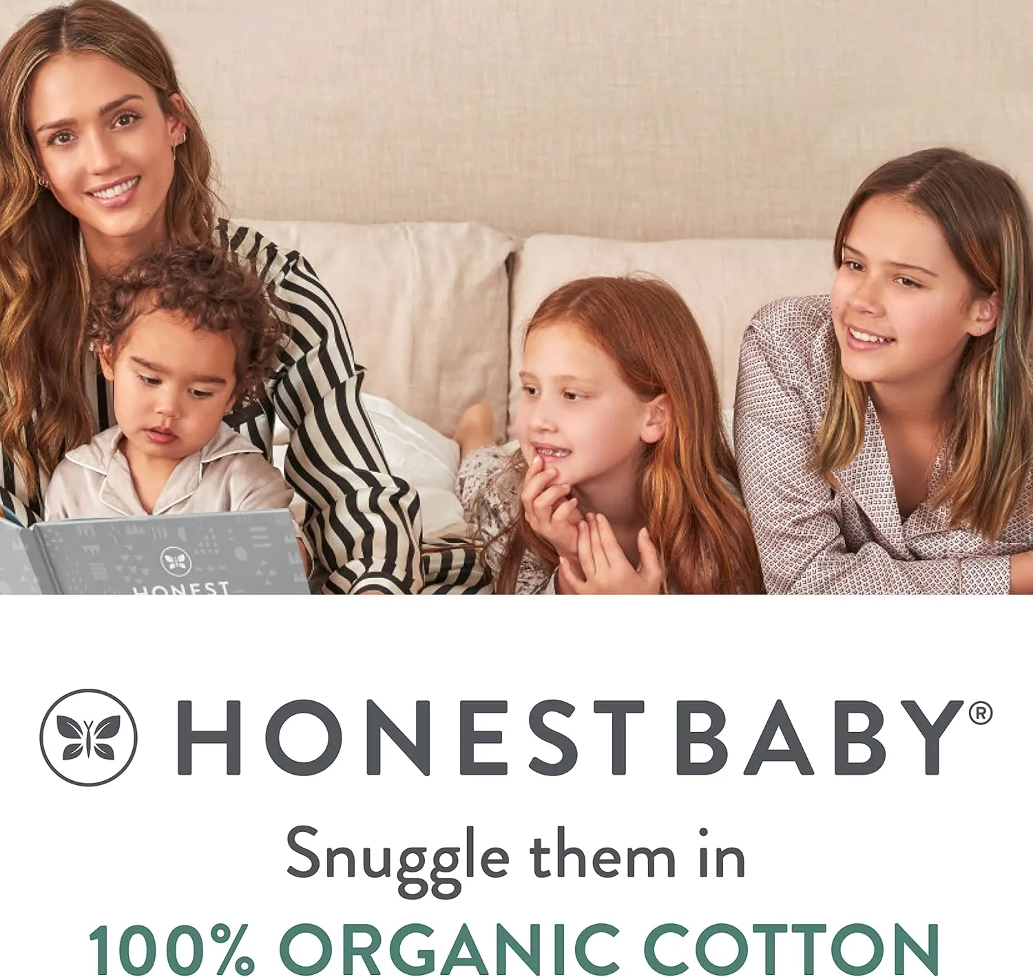 HonestBaby Baby Girls' 5-pack Long Sleeve Bodysuits One-piece 100% Organic Cotton for Infant Baby Girls', Unisex