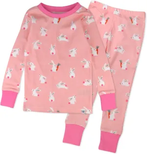HonestBaby Baby, Toddler and Kids' 100% Organic Cotton Celebration 2-Piece Pajamas