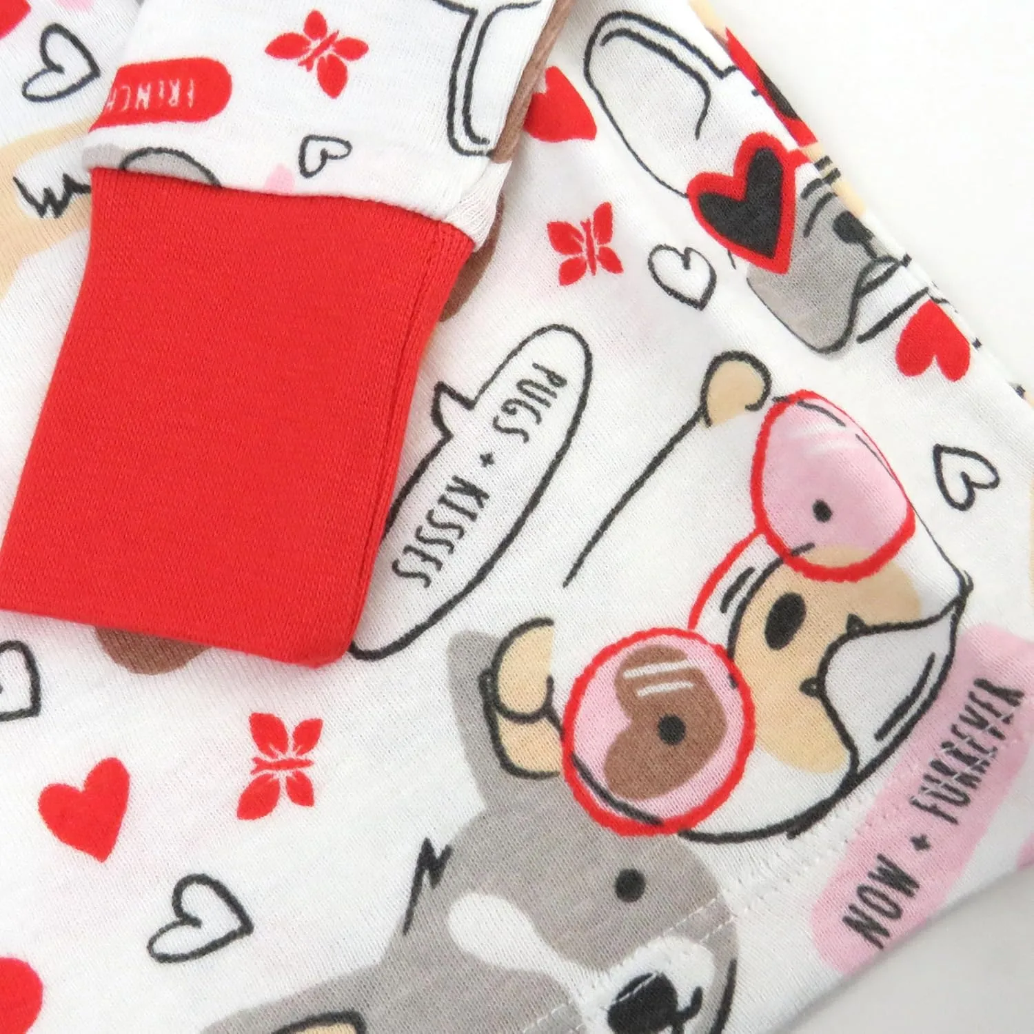 HonestBaby Baby, Toddler and Kids' 100% Organic Cotton Celebration 2-Piece Pajamas