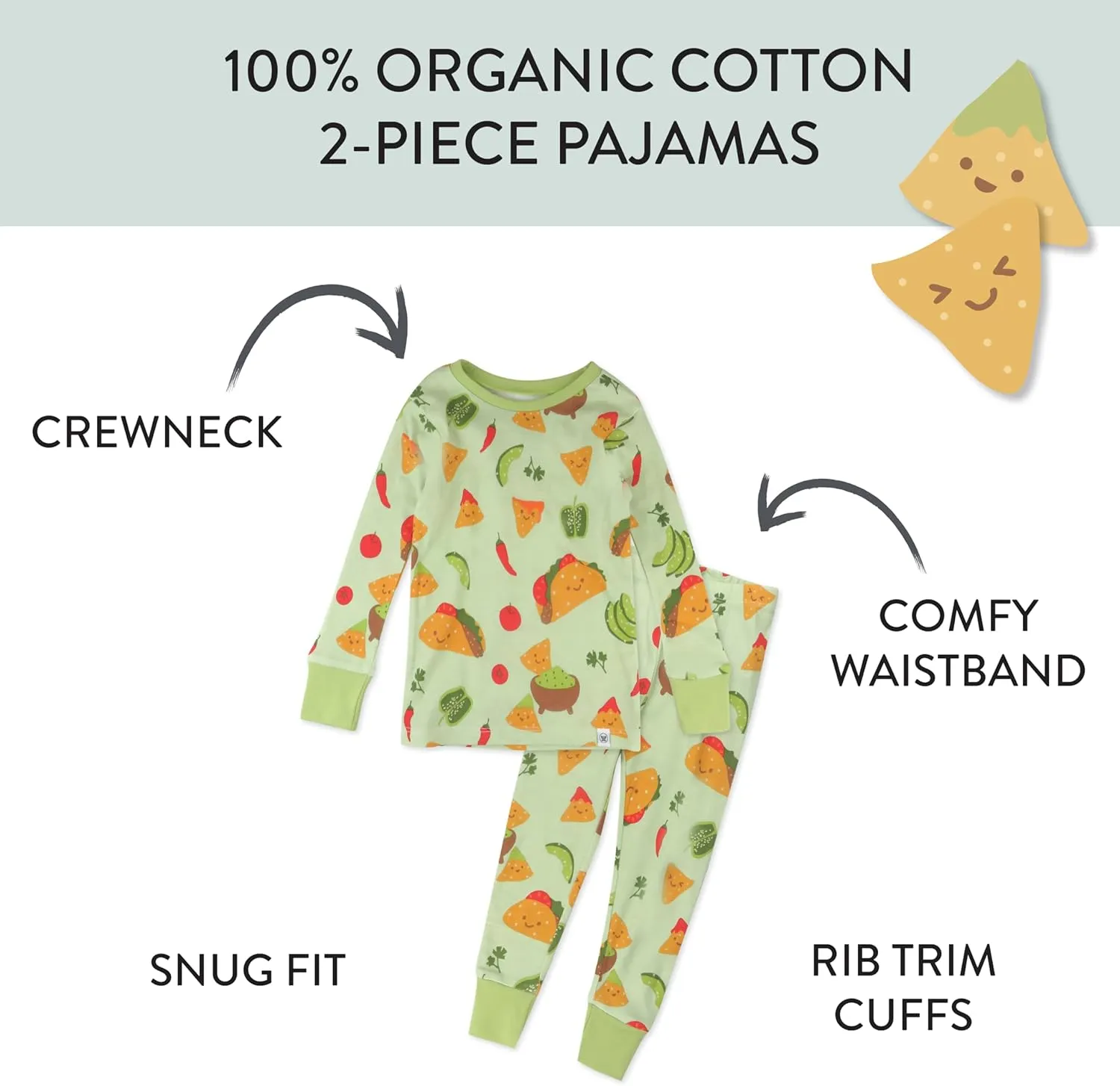 HonestBaby Family Matching Holiday Pajamas Organic Cotton for Men, Women, Kids, Toddlers, Baby Boys, Girls, Unisex Pets