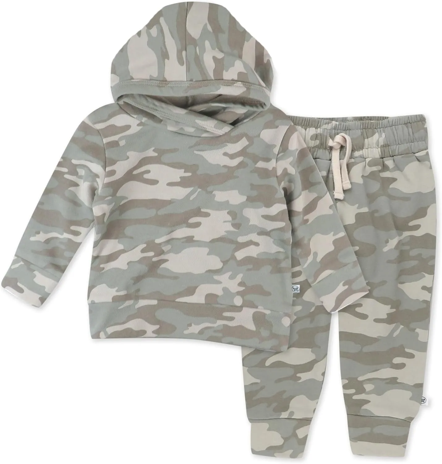 HonestBaby Light Weight Hoodie & Sweatpant Set 100% Organic Cotton for Toddler, Baby Boys, Girls