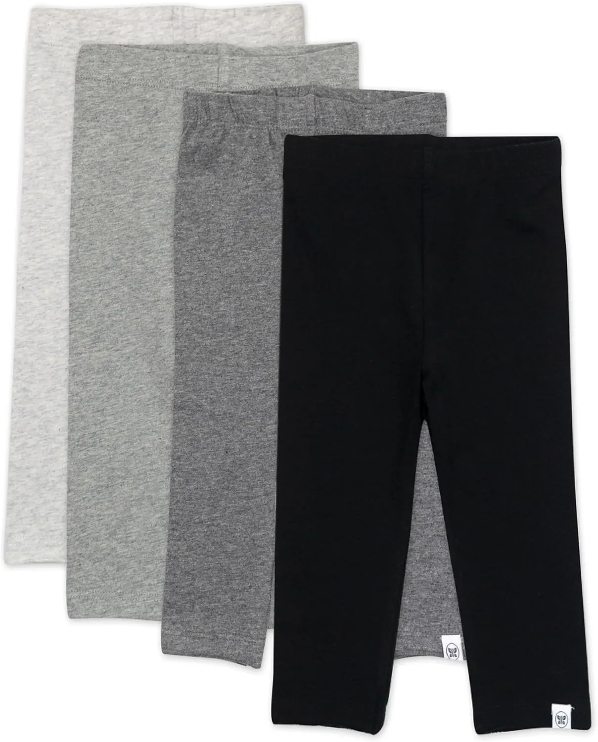 HonestBaby Multipack Leggings Skinny, Flare and Cargo Pants Organic Cotton for Infant Baby Girls, Toddlers, Little Kids